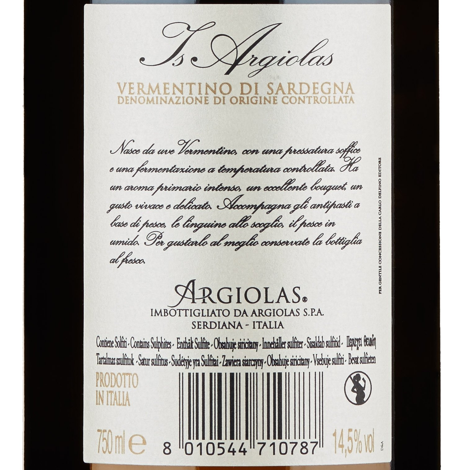 Is Argiolas Vermentino di Sardegna DOC - Argiolas