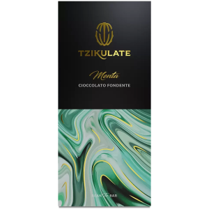 Menta Cioccolato artigianale fondente con ripieno al gusto di menta - 12 Tavolette da 80gr