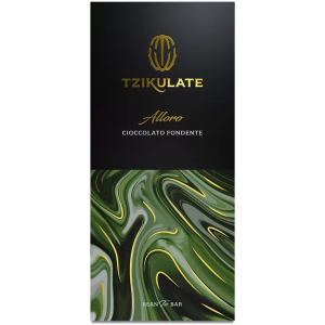 Alloro Cioccolato artigianale fondente con ripieno al gusto di alloro - 12 Tavolette da 80gr