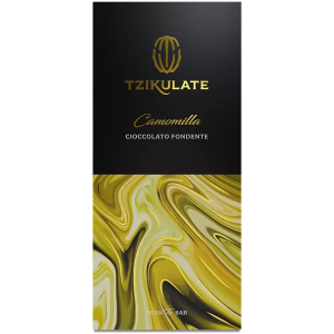 Camomilla Cioccolato artigianale fondente con ripieno al gusto di camomilla - 12 Tavolette da 80gr