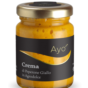 Crema di Peperone Giallo in Agrodolce - 12 Vasetti da 95gr