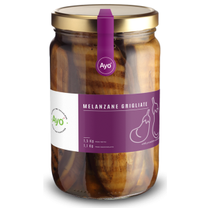 Melanzane in olio di girasole - 2 Vasi da 1,5kg