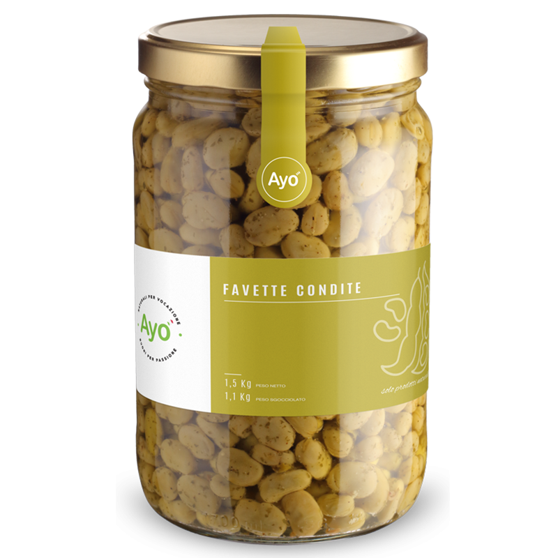 Favette condite - 6 Vasetti da 1,5kg