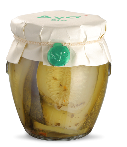 Zucchine piccanti Bio - 12 Vasetti da 180gr