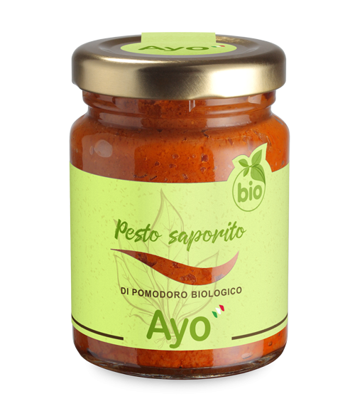 Pesto saporito di pomodoro Bio - 12 Vasetti da 95gr