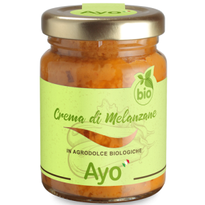 Crema di melanzane in agrodolce Bio - 12 Vasetti da 95gr