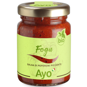 Fogu salsa di peperone piccante Bio - 12 Vasetti da 95gr
