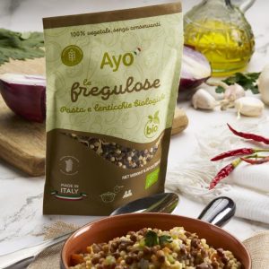 Le Fregulose Pasta e Lenticchie Biologiche - 10 Bustine da 150gr