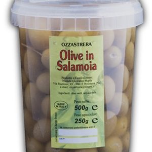 Olive Verdi in Salamoia Ozzastrera - Fustino da 20kg