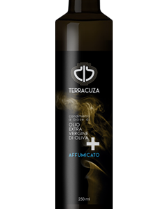 Olio Extravergine di Oliva Terracuza Aromatizzato Affumicato - 12 Bottiglie da 100ml