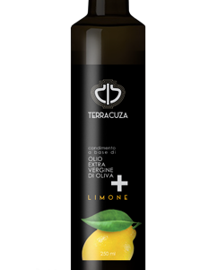 Olio Extravergine di Oliva Terracuza Aromatizzato Limone - 12 Bottiglie da 100ml