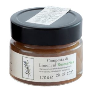Composta di Limoni al Rosmarino - 6 Vasetti da 170gr