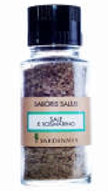 Sale di Sardegna Aromatizzato al Rosmarino - 12 Bottigliette da 90gr