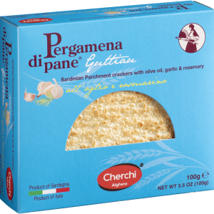 Pergamena di Pane Guttiau all'Aglio e Rosmarino - 20 Cartoni da 100gr