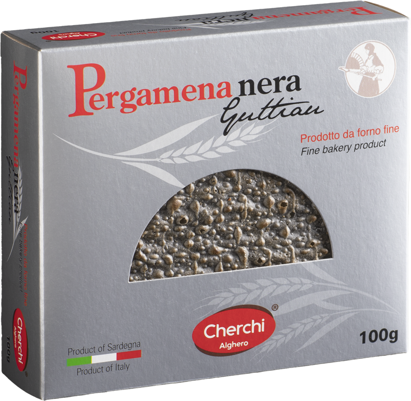Pergamena di Pane Guttiau Nero - 20 Cartoni da 100gr
