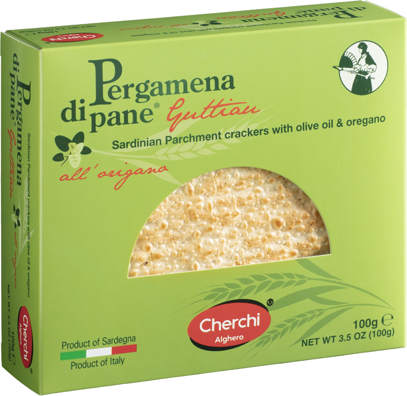 Pergamena di Pane Guttiau all'Origano - 20 Cartoni da 100gr