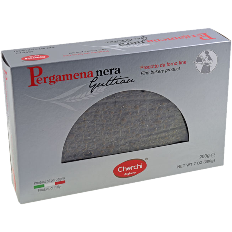 Pergamena di Pane Guttiau Nero - 12 Cartoni da 200gr