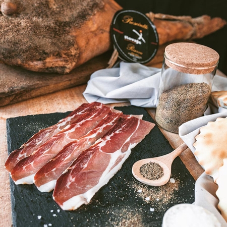 Prosciutto di Desulo a Tranci Disossato Sottovuoto 12 Mesi - 800gr