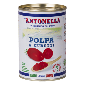 Polpa a cubetti Antonella - Pallet da 84 Cartoni da 400gr