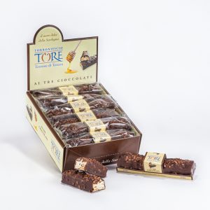 Torrone ai Tre Cioccolati - 24 Confezioni da 125gr