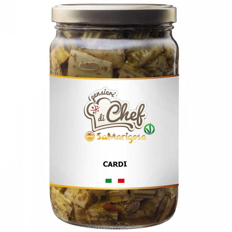 Cardi sott'olio - 2 Vasetti da 1380gr