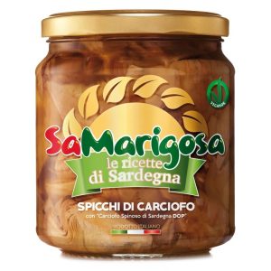Spicchi di Carciofo con "Carciofo Spinoso di Sardegna DOP" in olio di semi - 12 Vasetti da 280gr