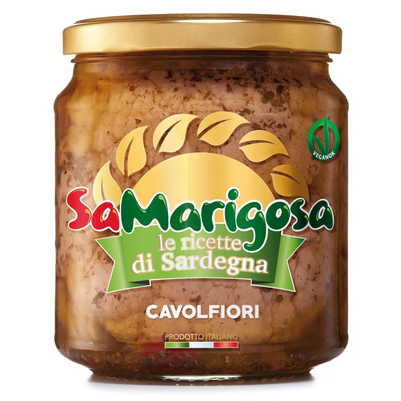 Cavolfiore sott'olio - 12 Vasetti da 280gr