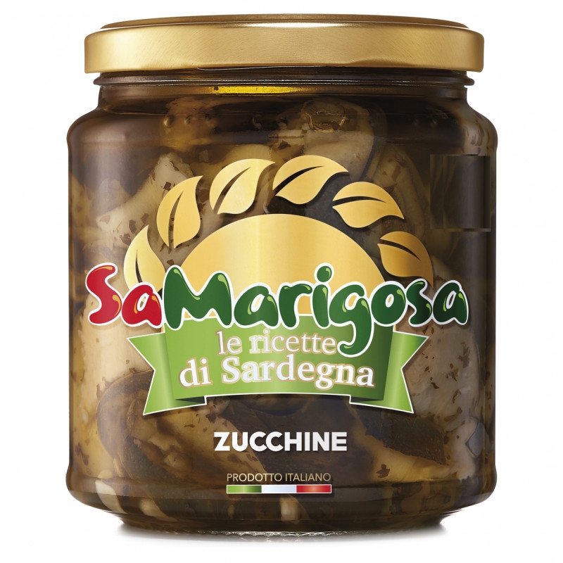 Zucchine sott'olio - 12 Vasetti da 280gr