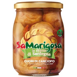 Cuori di Carciofo Gusto Ricco Piccante con “Carciofo Spinoso di Sardegna DOP” - 6 Vasetti da 500gr