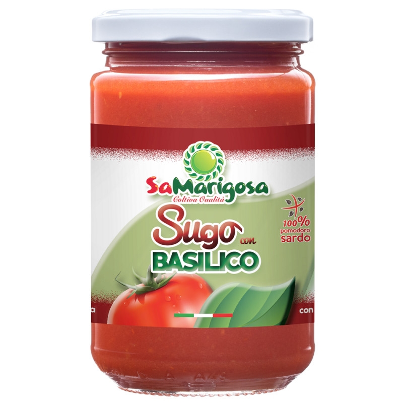 Sugo di Pomodoro con basilico - 12 Vasetti da 300gr