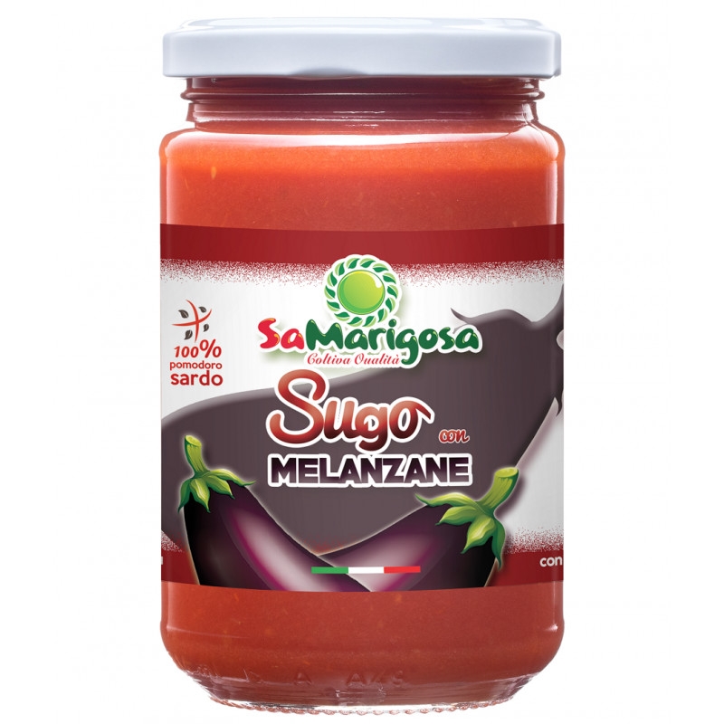 Sugo di Pomodoro con melanzane - 12 Vasetti da 300gr